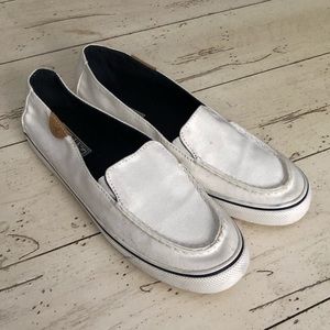 Sperry White Boat Shoes